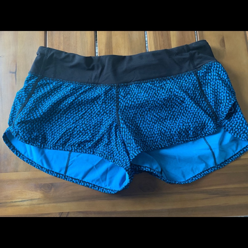 Lululemon running shorts size 8